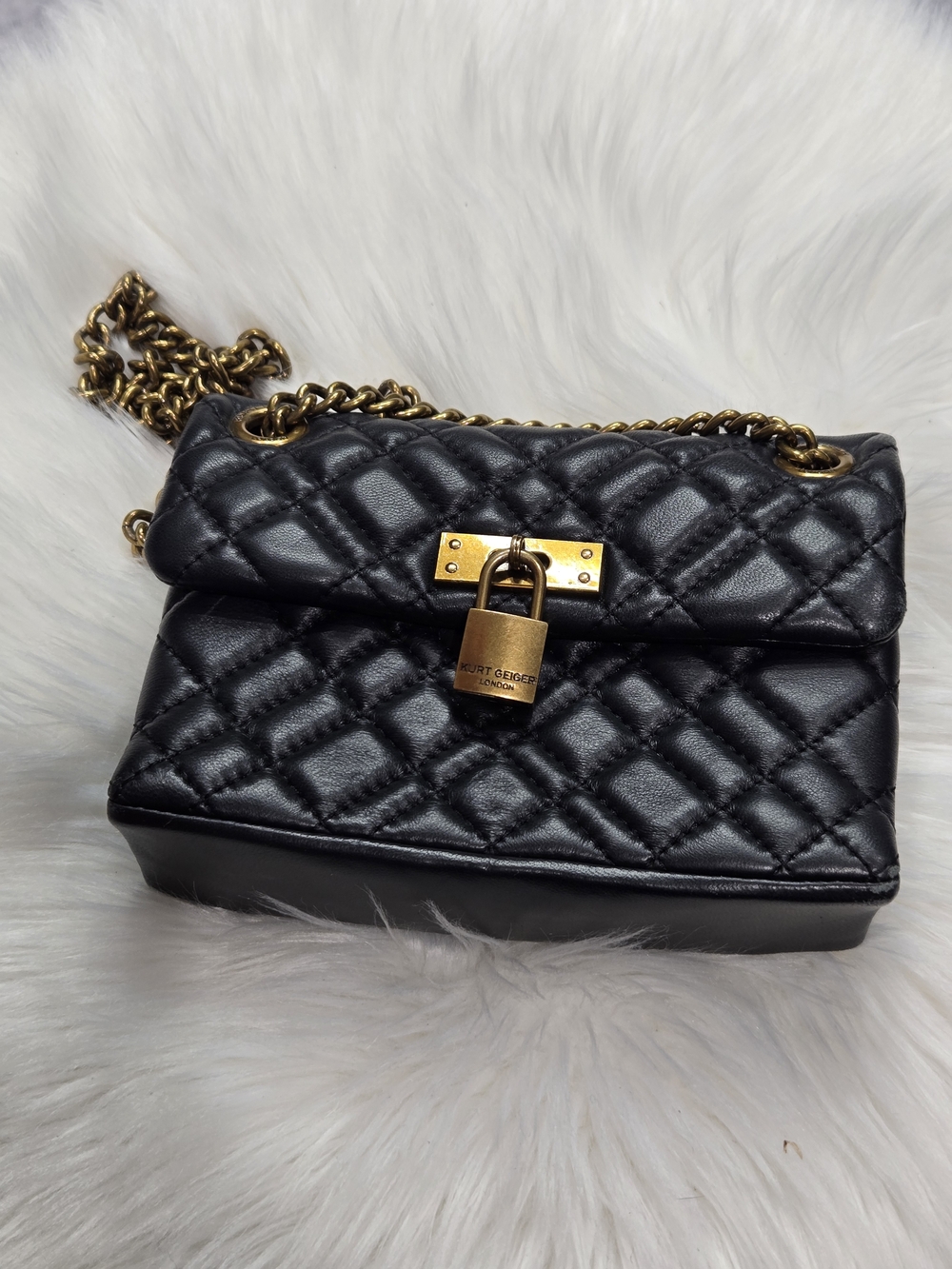 Kurt Geiger London Mini Brixton Lock Leather Bag
